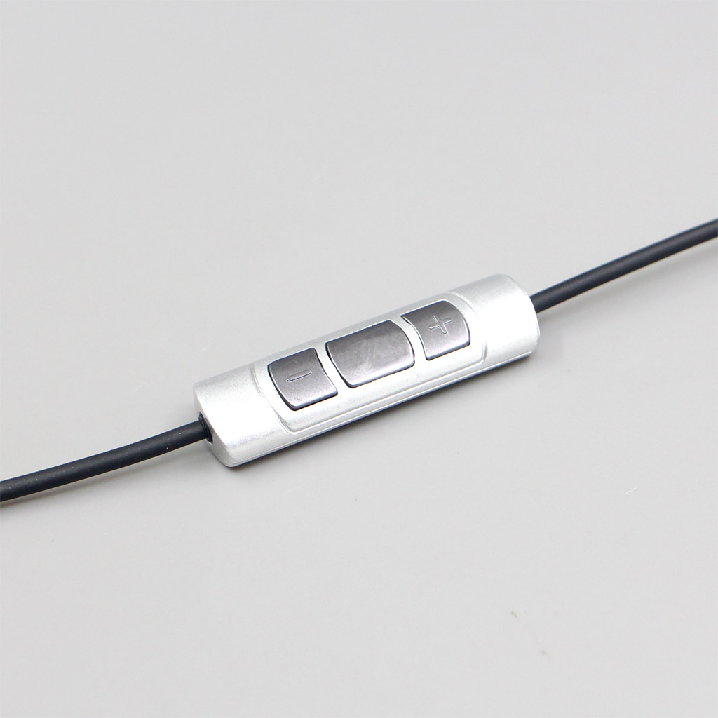 Black Red Cable Remote Mic for Sennheiser Momentum 1.0 2.0 Over-Ear On-Ear Headphones