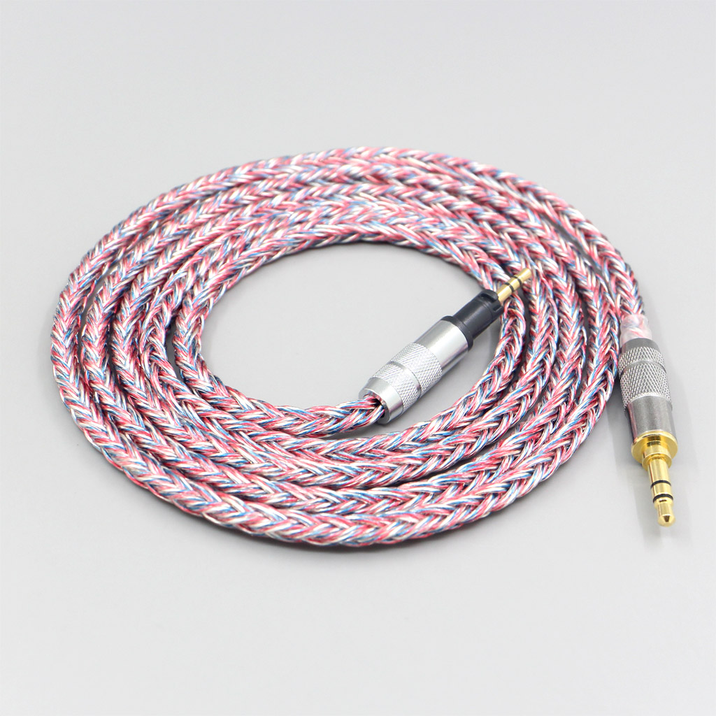 16 Core Silver OCC OFC Mixed Braided Cable For Sennheiser Momentum 1.0 2.0 Earphone Headset Headphone