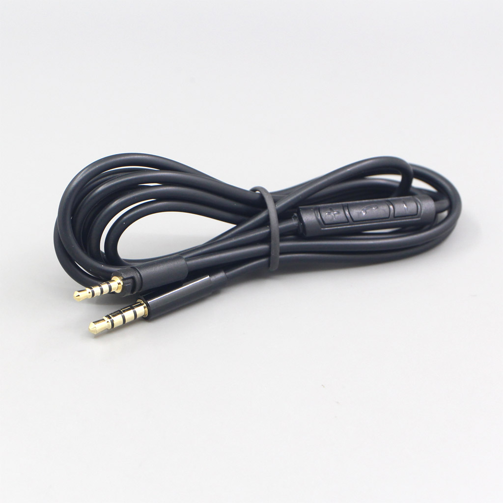 100pcs Mic Remote Audio Earphone Cable For Sennheiser Momentum 1.0 2.0 Earphone Headset Headphone