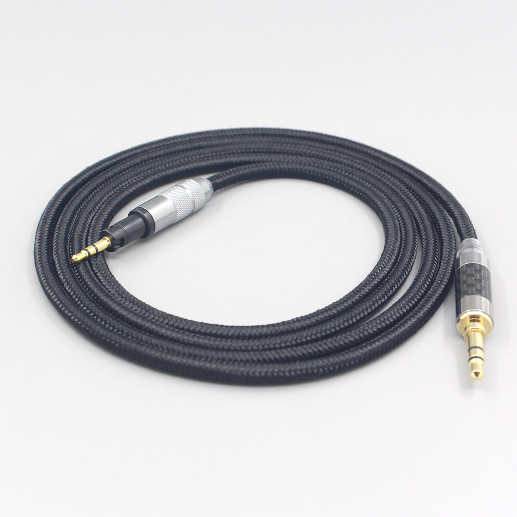 6.5mm XLR 4.4mm Super Soft Headphone Nylon OFC Cable For Sennheiser Momentum 1.0 2.0 Earphone Headset