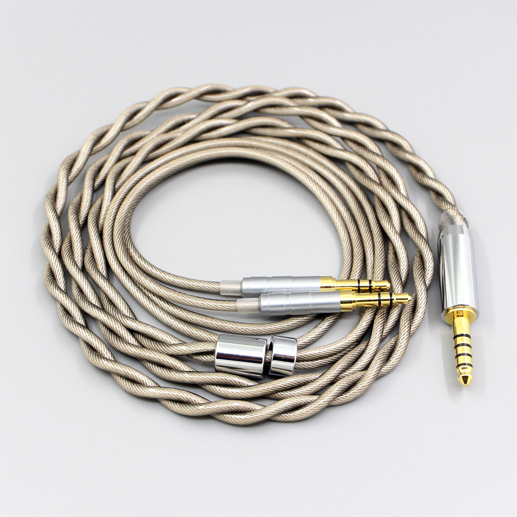 Type6 756 core 7n Litz OCC Silver Plated Earphone Cable For Hifiman Sundara Ananda HE1000se HE6se DEVA he400se Arya He-35 XS