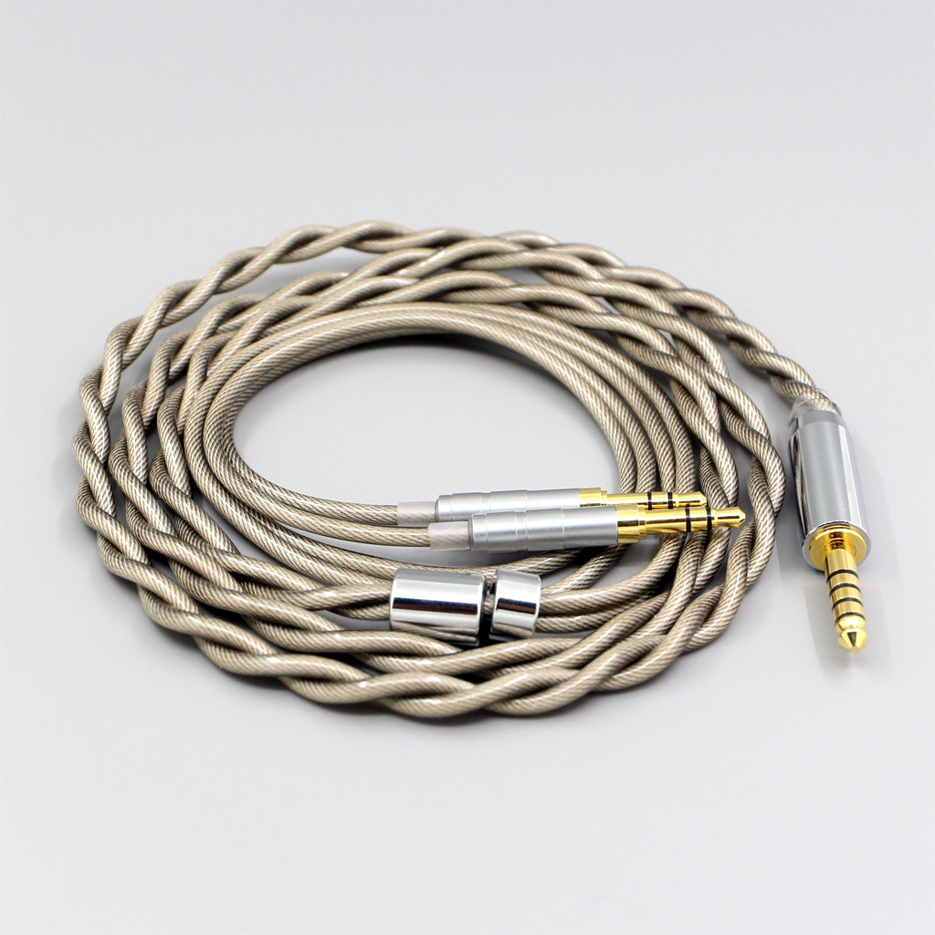 Type6 756 core 7n Litz OCC Silver Plated Earphone Cable For Hifiman Sundara Ananda HE1000se HE6se DEVA he400se Arya He-35 XS