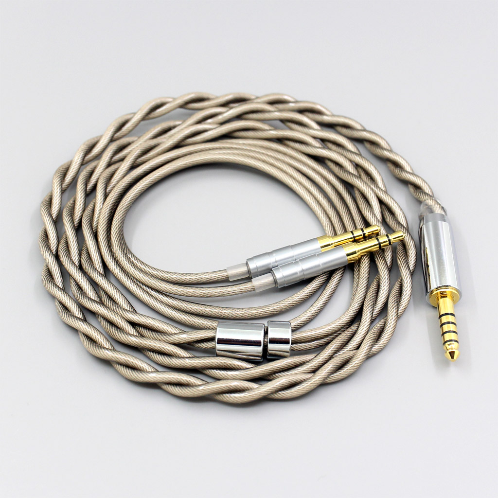 Type6 756 core 7n Litz OCC Silver Plated Earphone Cable For Hifiman Sundara Ananda HE1000se HE6se DEVA he400se Arya He-35 XS