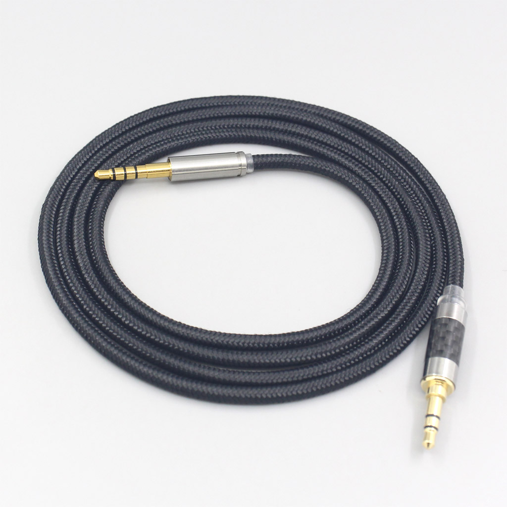 6.5mm XLR 4.4mm Super Soft Headphone Nylon OFC Cable For Denon AH-mm400 AH-mm300 AH-mm200 Beats solo2 solo3 SHP9500