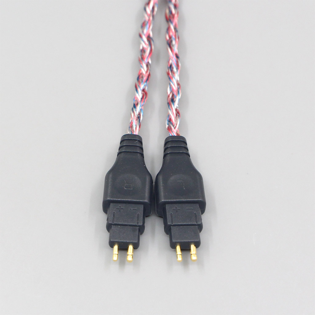 16 Core Silver OCC OFC Mixed Braided Cable For Sennheiser HD580 HD600 HD650 HDxxx HD660S HD58x HD6xx Earphone Headphone