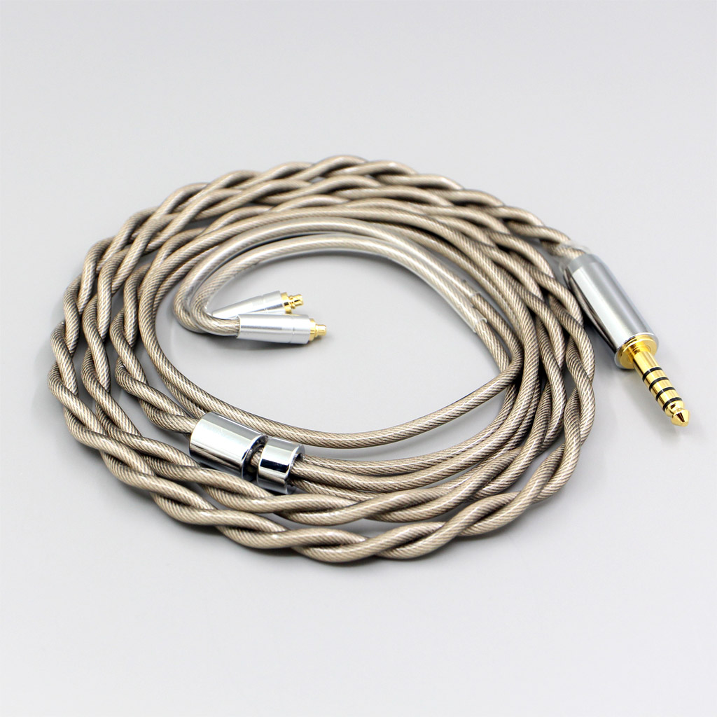 Type6 756 core 7n Litz OCC Silver Plated Earphone Cable For AKG N5005 N30 N40 MMCX Sennheiser IE300 IE900 2 core 2.8mm