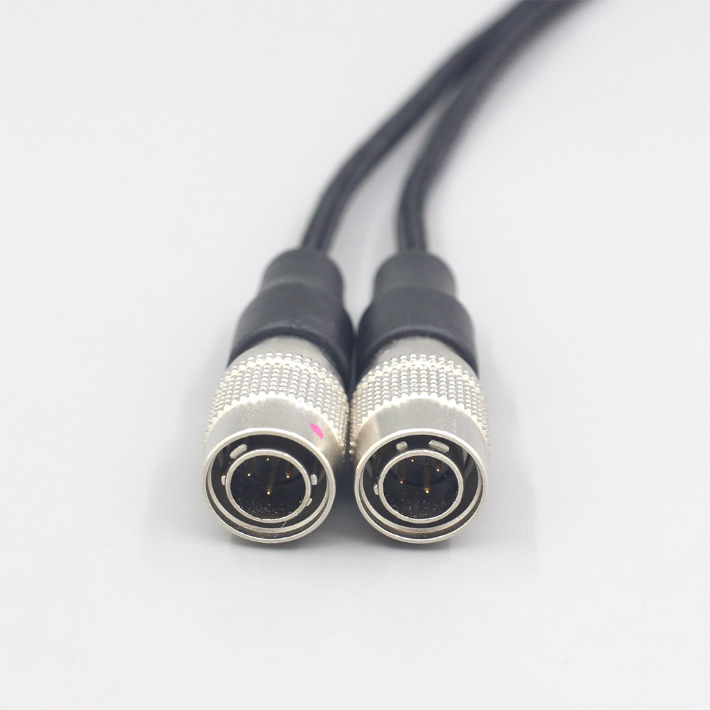 6.5mm XLR 4.4mm Super Soft Headphone Nylon OFC Cable For Mr Speakers Alpha Dog Ether C Flow Mad Dog AEON Earphone