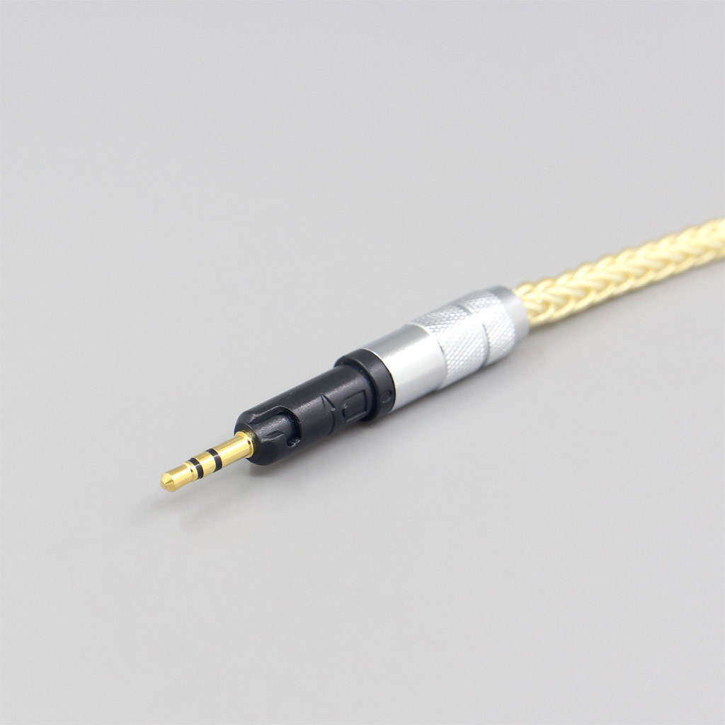 8 Core Gold Plated + Palladium Silver OCC Cable For Sennheiser HD6 HD7 HD8 MIX DJ HD595 Earphone Headset Headphone