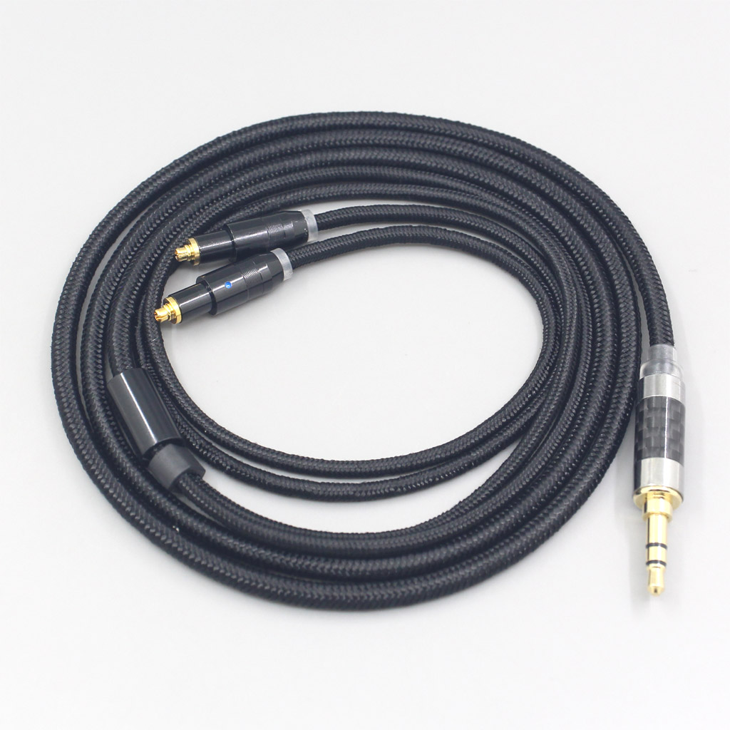 6.5mm XLR Super Soft Headphone Nylon OFC Cable For Shure SRH1540 SRH1840 SRH1440 Earphone headset