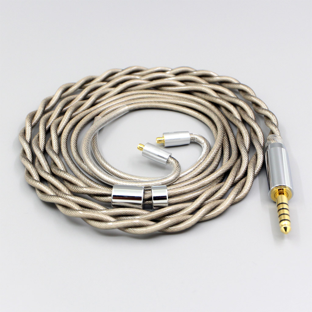 Type6 756 core 7n Litz OCC Silver Plated Earphone Cable For Acoustune HS 1695Ti 1655CU 1695Ti 1670SS 2 core 2.8mm