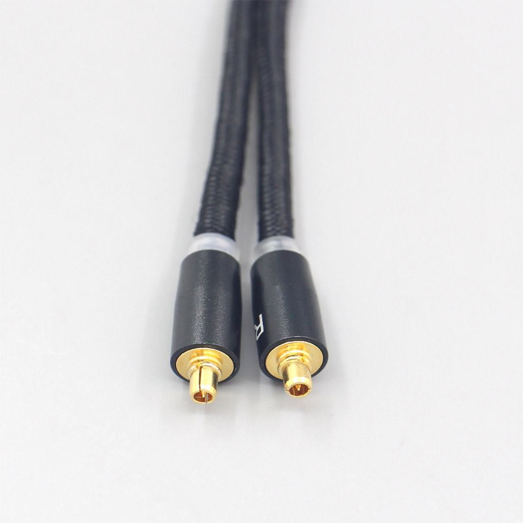 2.5mm 4.4mm Super Soft Headphone Nylon OFC Cable For Dunu T5 Titan 3 T3 (Increase Length MMCX) Earphone