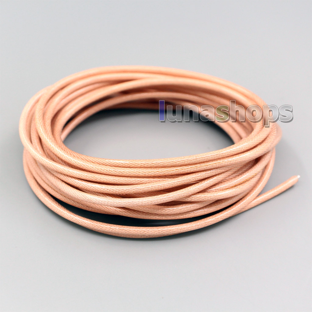 100m 60*0.05mm*8 480core shielding 7N OCC Silver plated Mixed Shielding + 49*0.05mm  7N OCC silver plated OD 2.8mm