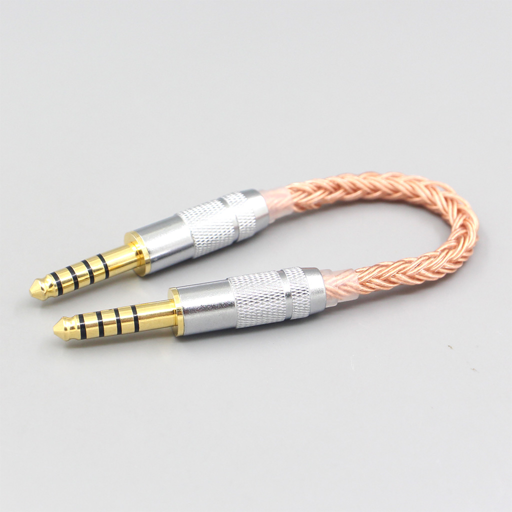 16 Core 99% 7N OCC Earphone Cable 4.4mm Balanced Male to 4.4mm Balanced Male Audio Adapter