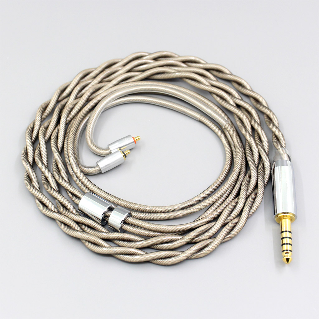 Type6 756 core 7n Litz OCC Silver Plated Earphone Cable For UE Live UE6 Pro Lighting SUPERBAX IPX 2 core 2.8mm