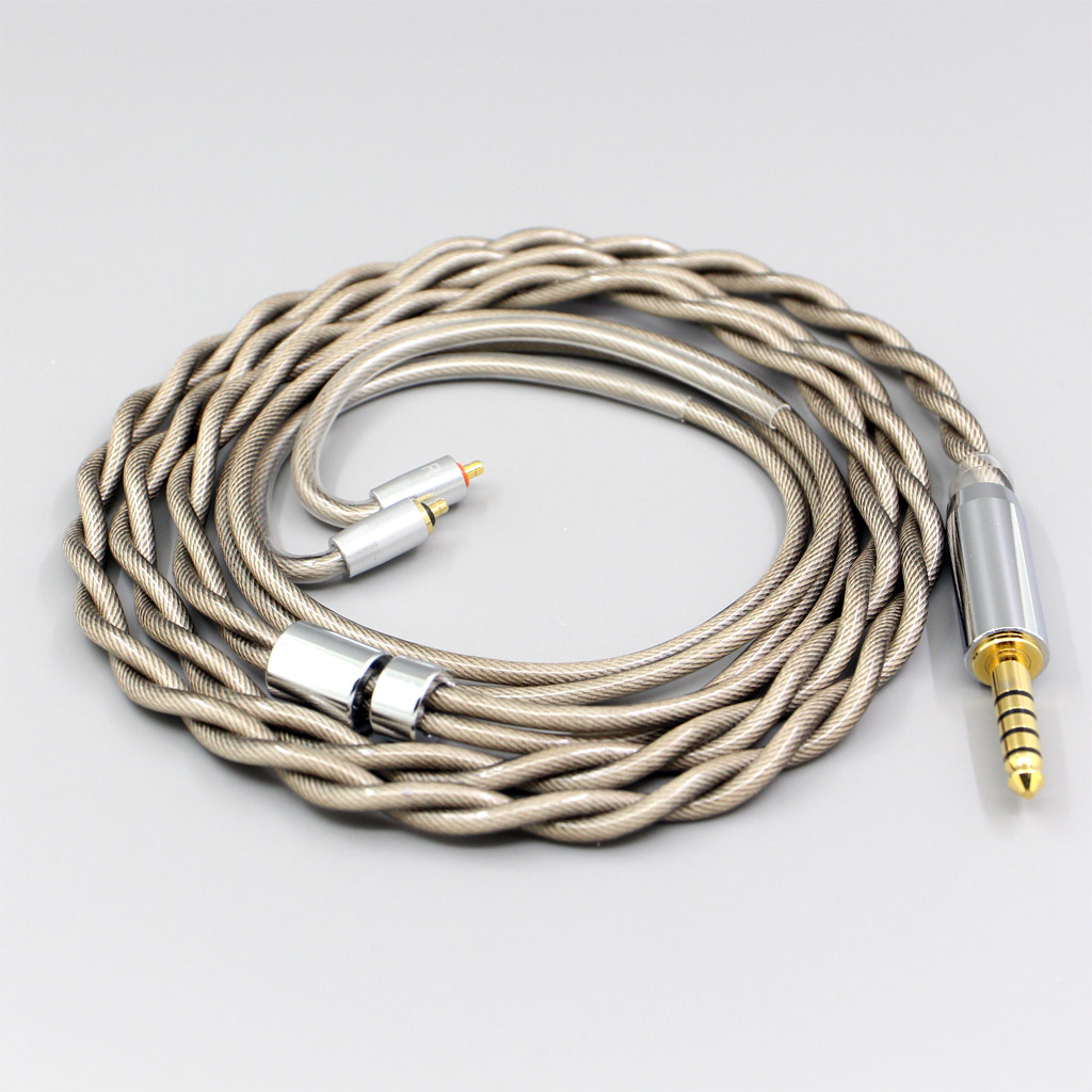 Type6 756 core 7n Litz OCC Silver Plated Earphone Cable For UE Live UE6 Pro Lighting SUPERBAX IPX 2 core 2.8mm