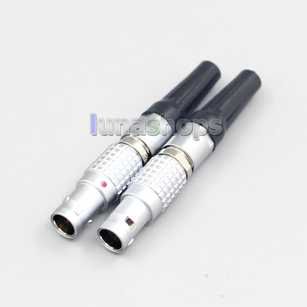 1pair Slim Male headphone Pin For DIY Focal Utopia Cable Connectors Adapter