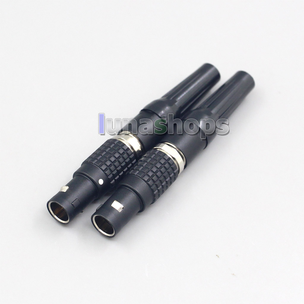 1pair Slim Male headphone Pin For DIY Focal Utopia Cable Connectors Adapter