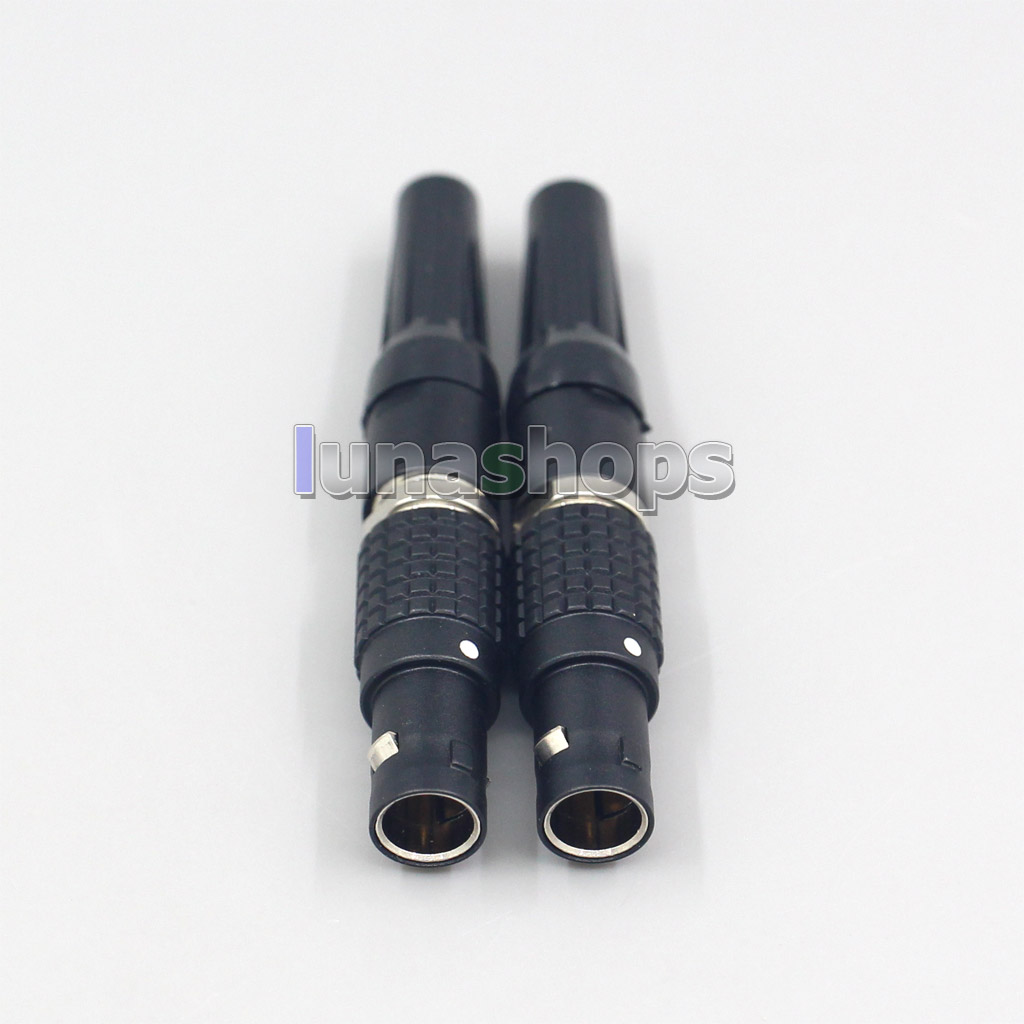 1pair Slim Male headphone Pin For DIY Focal Utopia Cable Connectors Adapter