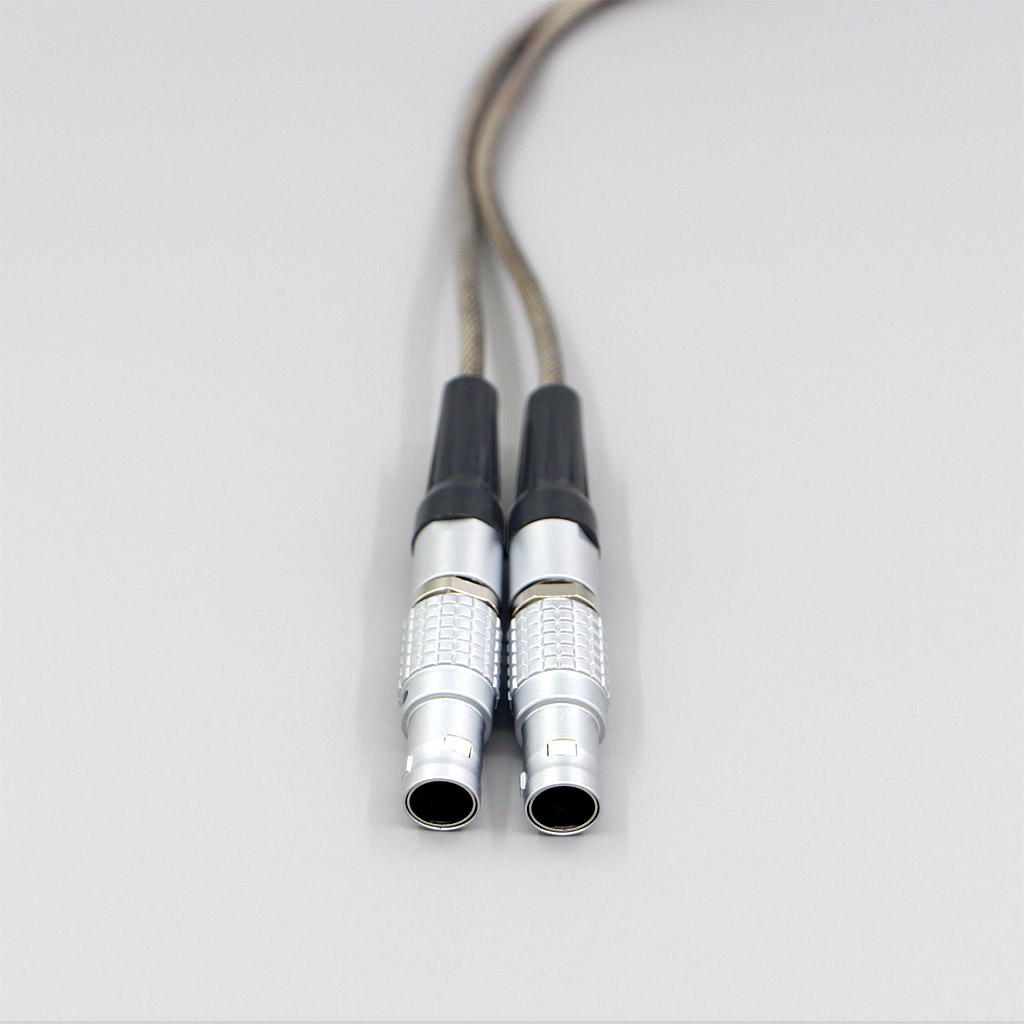Type6 756 core 7n Litz OCC Silver Plated Earphone Cable For Focal Utopia Fidelity Circumaural Headphone 2 core 2.8mm
