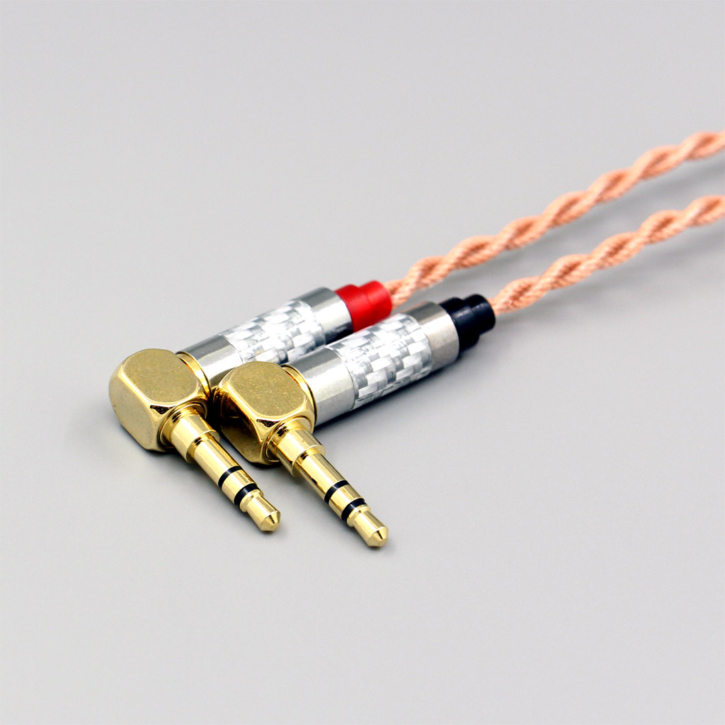 Graphene 7N OCC Shielding Coaxial Mixed Earphone Cable For Verum 1 One Headphone Headset L Shape 3.5mm Pin 4 core 1.8mm