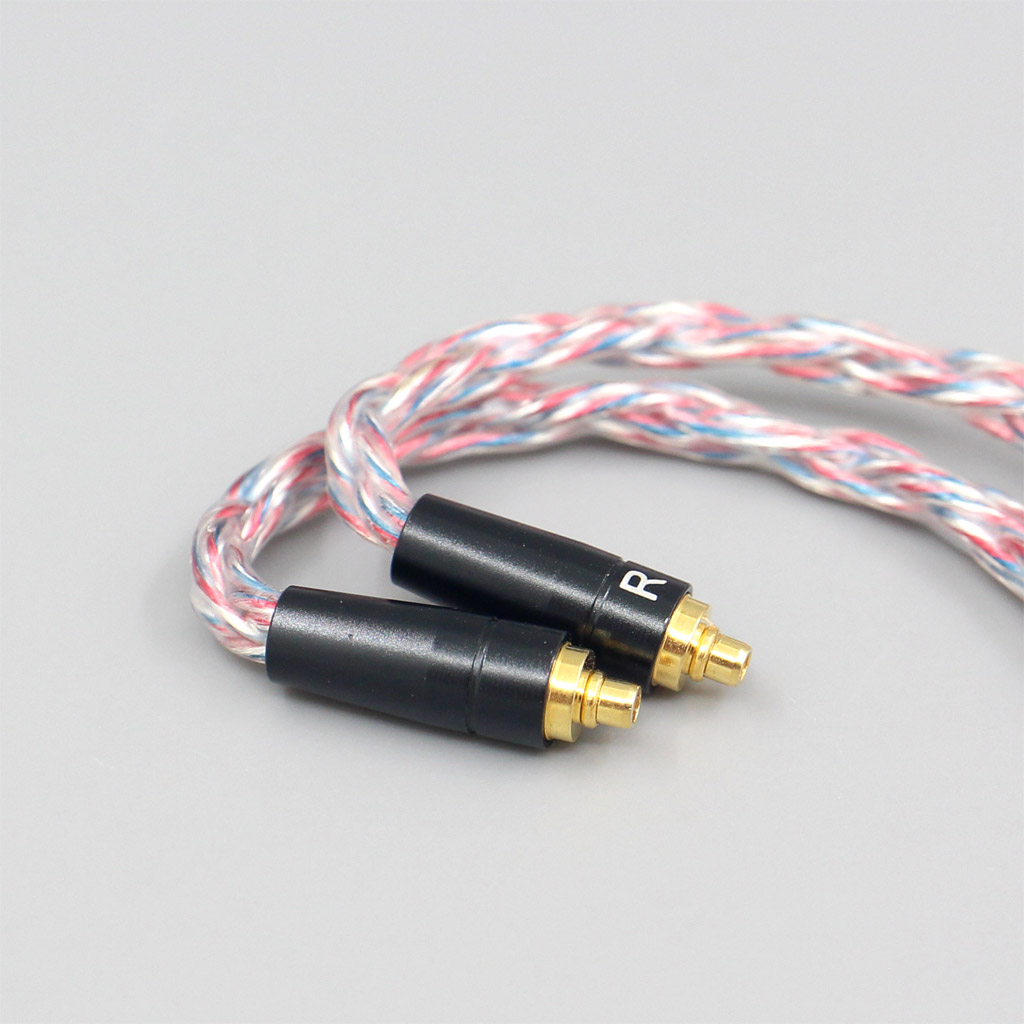 16 Core Silver OCC OFC Mixed Braided Cable For AKG N5005 N30 N40 MMCX Sennheiser IE300 Earphone