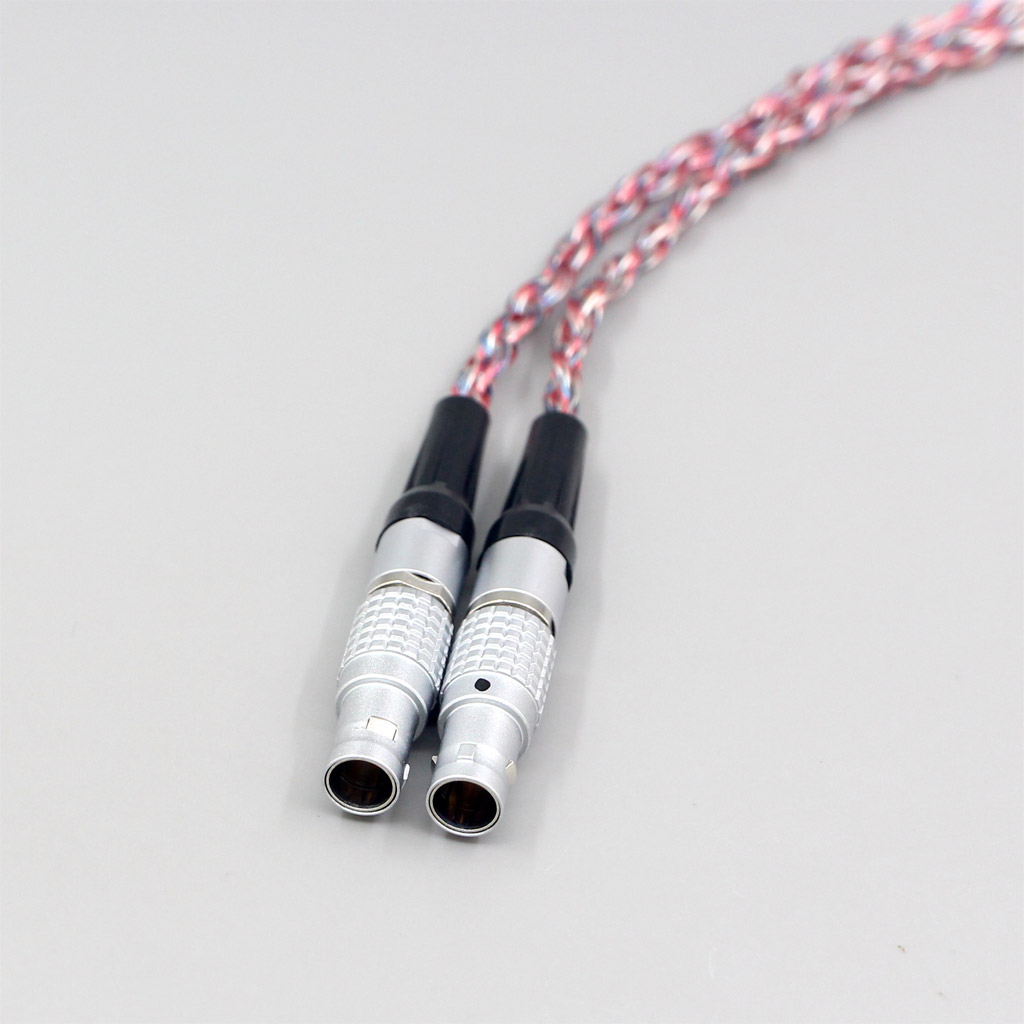 16 Core Silver OCC OFC Mixed Braided Cable For Focal Utopia Fidelity Circumaural Headphone earphone