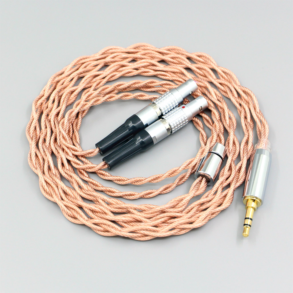 Graphene 7N OCC Shielding Coaxial Mixed Earphone Cable For Focal Utopia Fidelity Circumaural Headphone 4 core 1.8mm