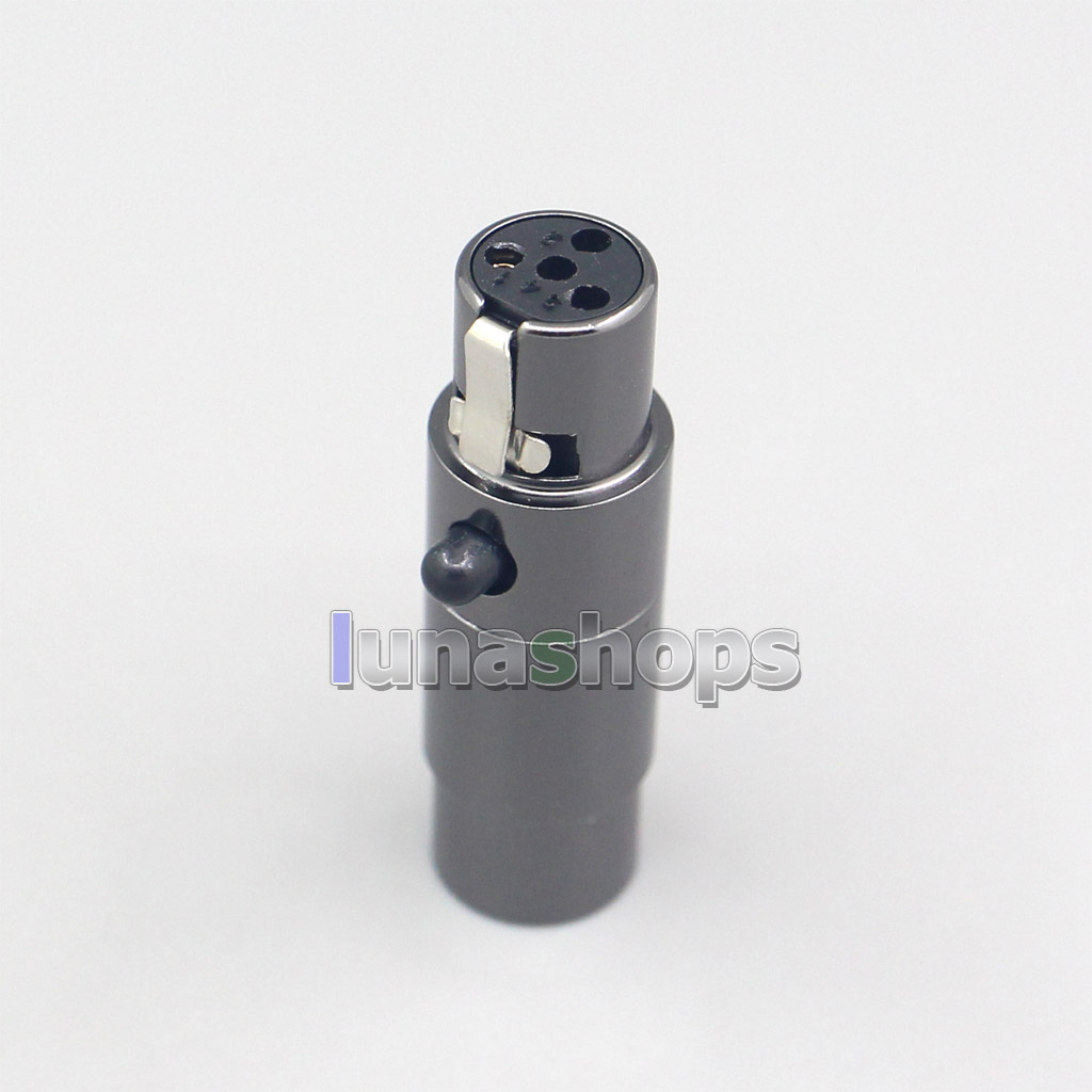 1pcs mini XLR 4Pin Female DIY Headphone Pin For Audeze LCD-3 LCD-2 LCD-X LCD-XC LCD-4z LCD-MX4 LCD-GX 