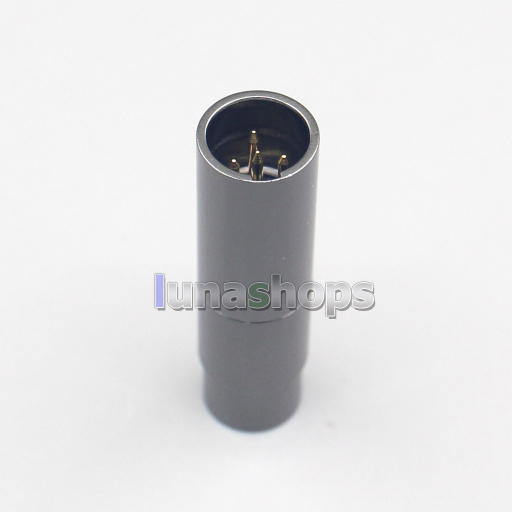 1pcs mini XLR 4Pin Male DIY Headphone Pin For Audeze LCD-3 LCD-2 LCD-X LCD-XC LCD-4z LCD-MX4 LCD-GX