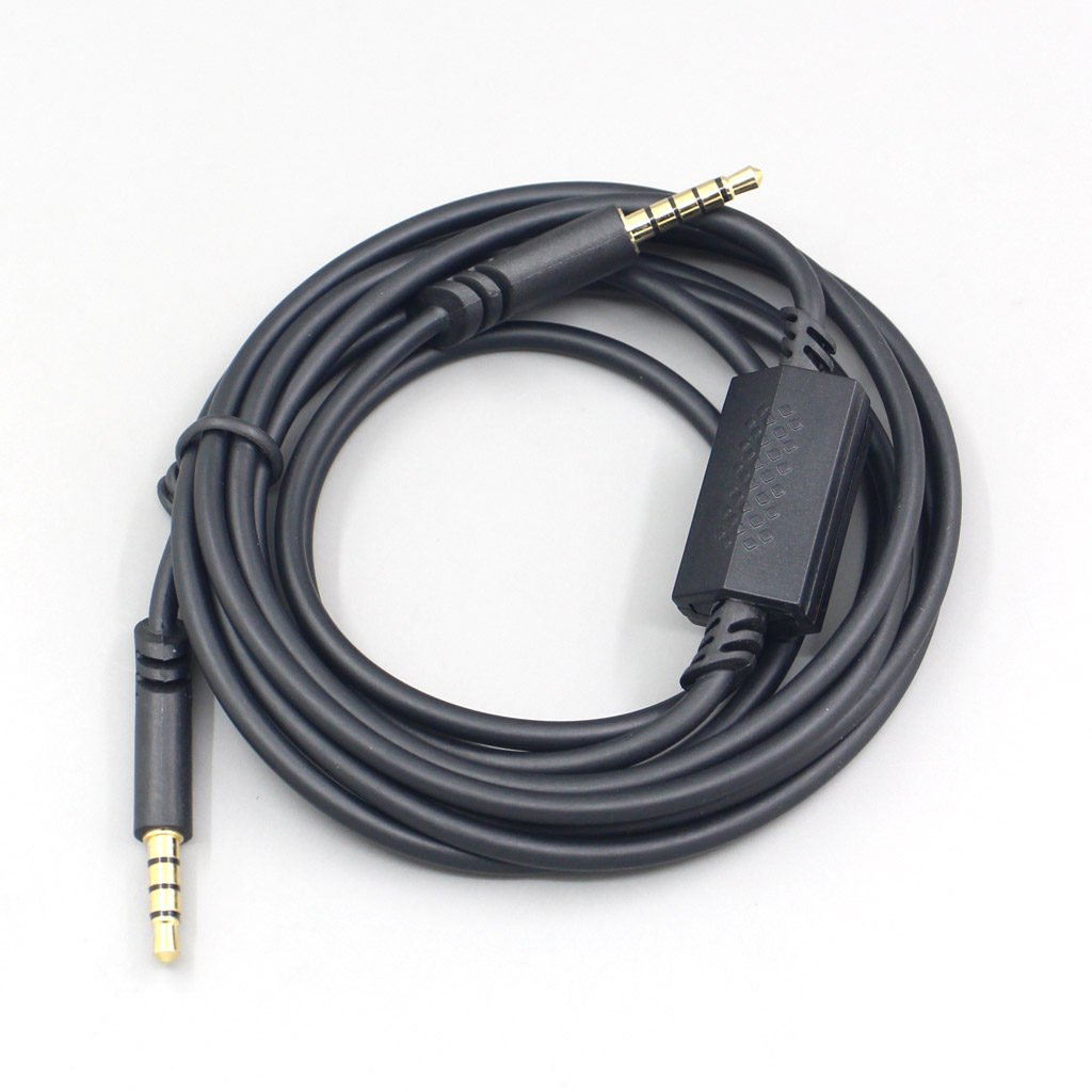 200pcs New Audio Earphone Cable with Volume Control for Logitech A10 A40 G233 Gaming Headset headphone 