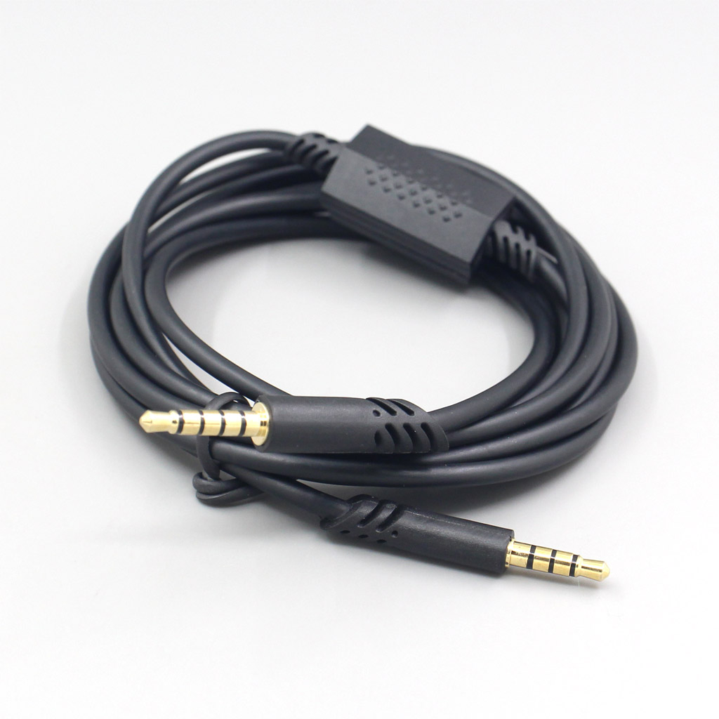 200pcs New Audio Earphone Cable with Volume Control for Logitech A10 A40 G233 Gaming Headset headphone 