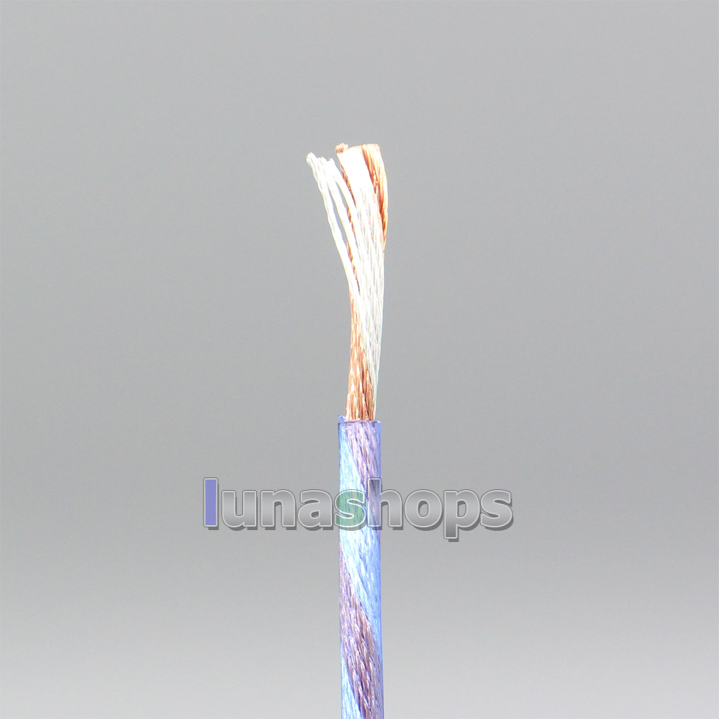 10m 60*0.05mm*8 480core shielding 7N OCC Silver plated Mixed Shielding + 49*0.05mm  7N OCC silver plated OD 2.8mm