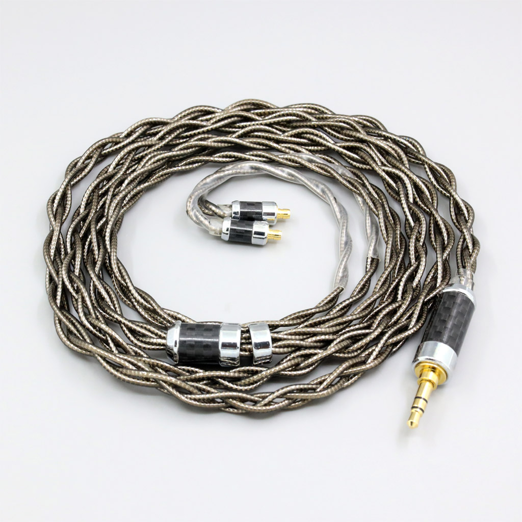 99% Pure Silver Palladium + Graphene Gold Shielding Earphone Cable For Acoustune HS 1695Ti 1655CU 1695Ti 1670SS 2 core 2.8mm