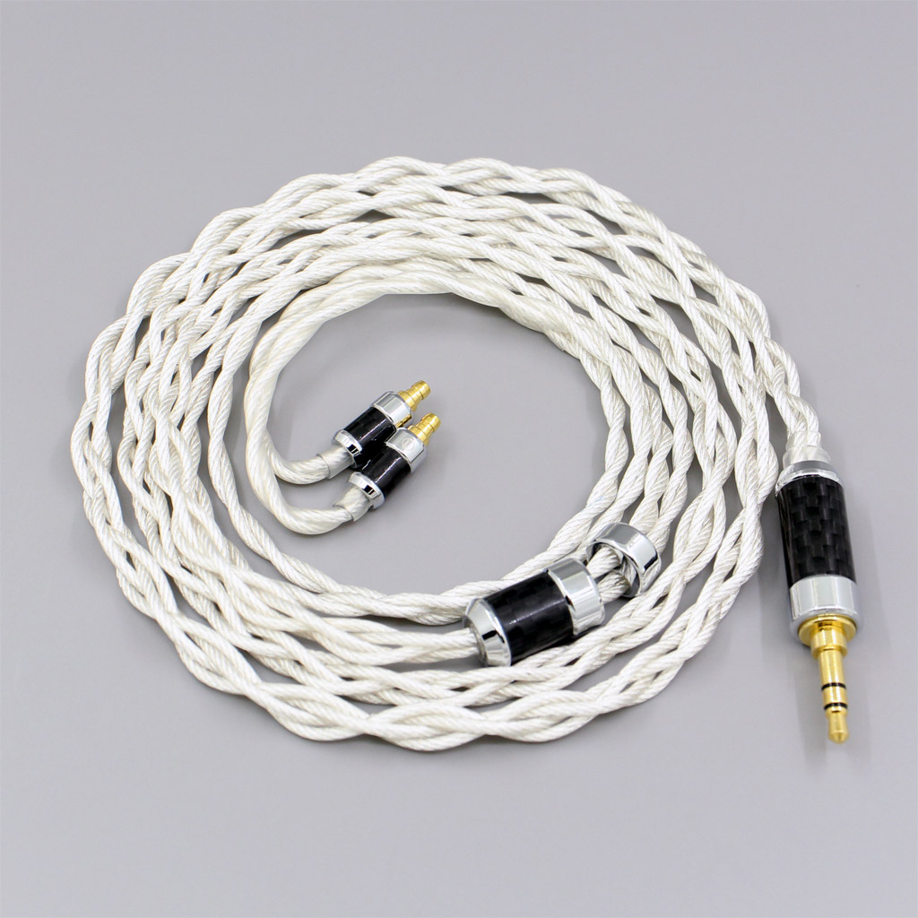 Graphene 7N OCC Silver Plated Shielding Coaxial Earphone Cable For Sennheiser IE100 IE400 IE500 Pro 4 core