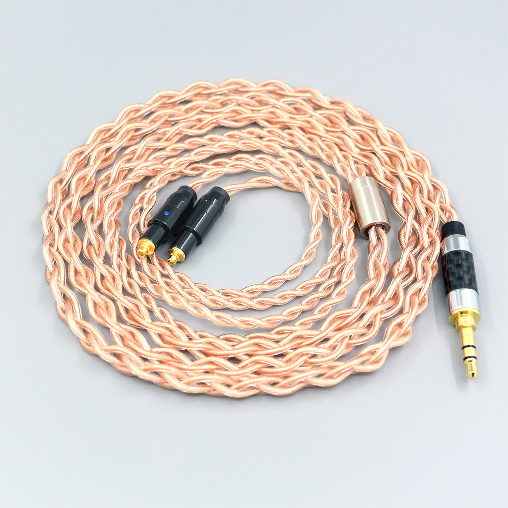 4 Core 1.7mm Litz HiFi-OFC Earphone Braided Cable For Shure SRH1540 SRH1840 SRH1440 Earphone headset