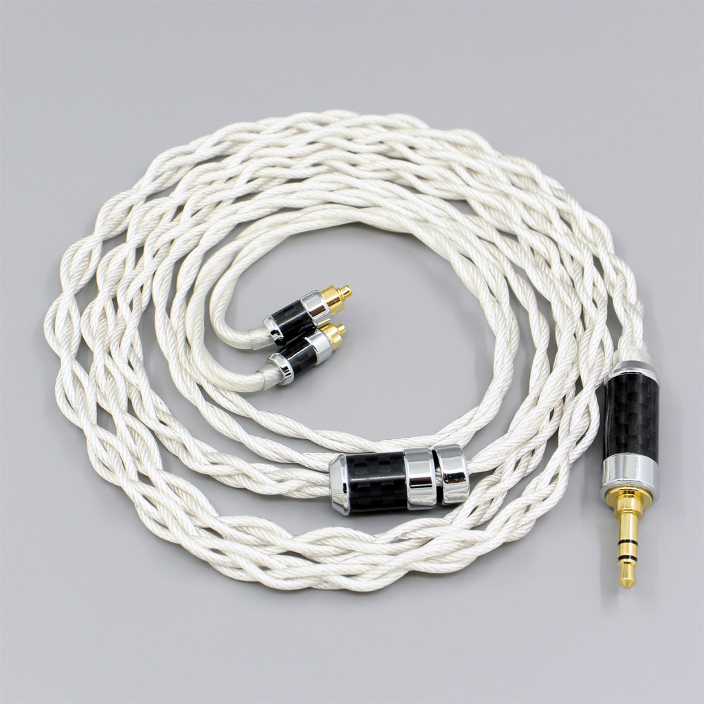 Graphene 7N OCC Silver Plated Shielding Coaxial Earphone Cable For Dunu dn-2002 4 core