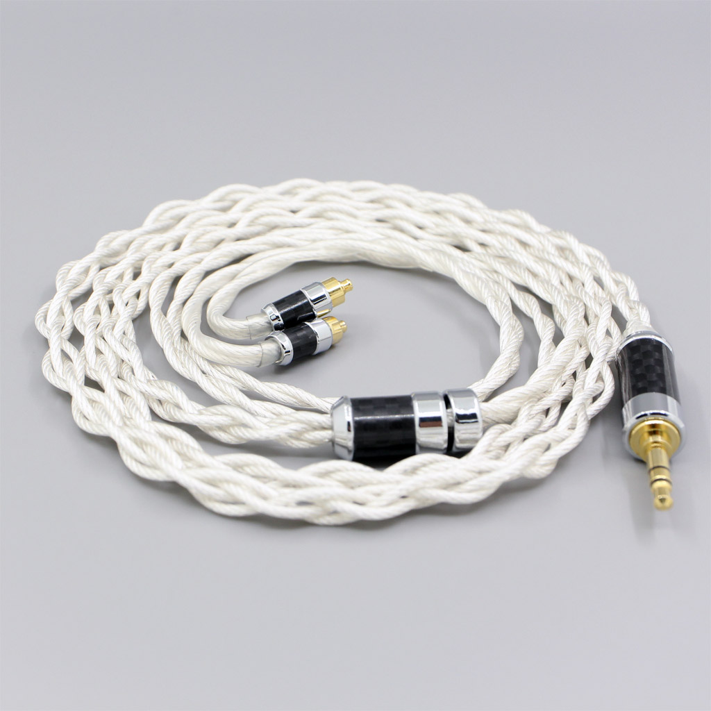 Graphene 7N OCC Silver Plated Shielding Coaxial Earphone Cable For Dunu dn-2002 4 core