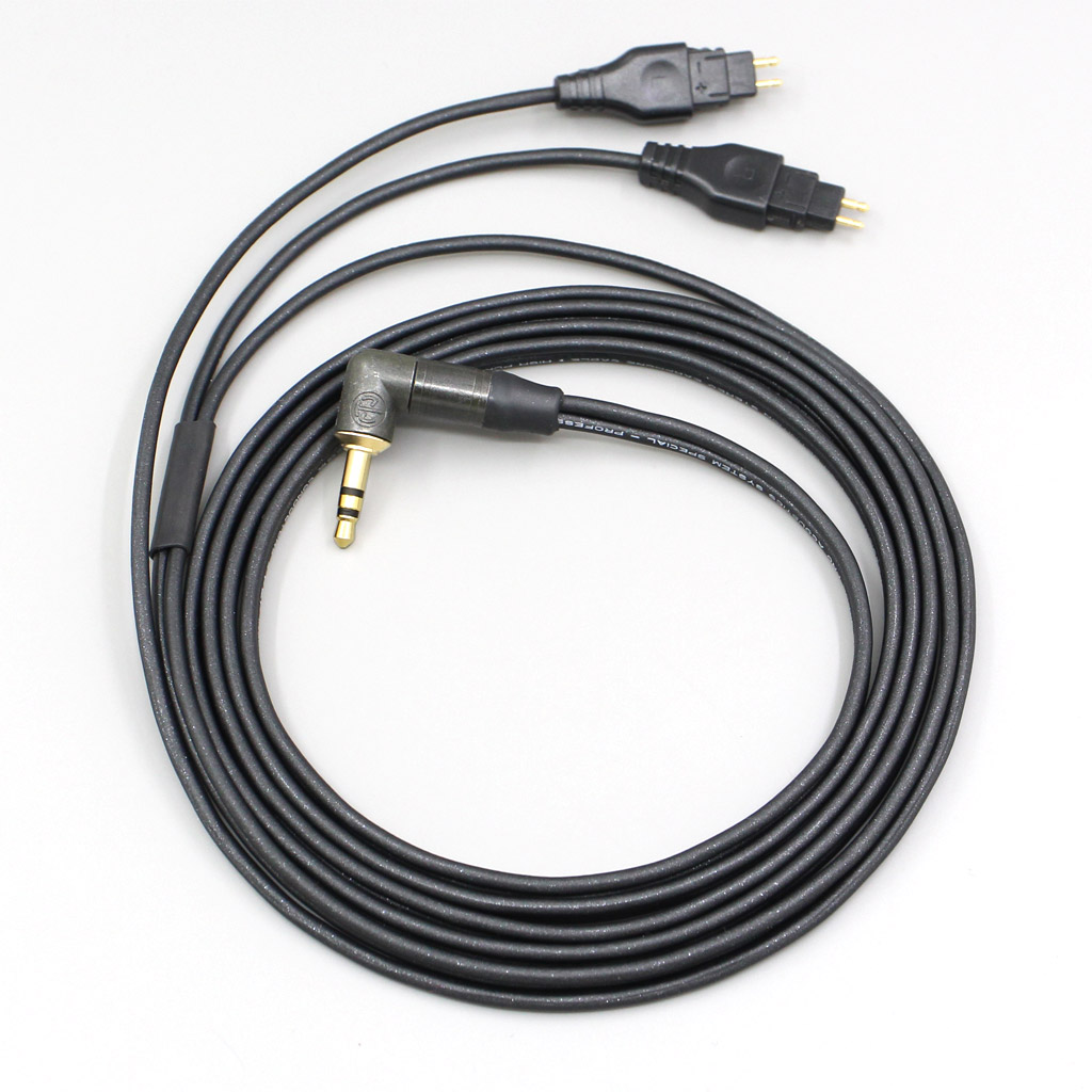 Black 99% Pure PCOCC Headphone Earphone Cable For Sennheiser HD25 HD 25-1 HD25-1 II HD25-13 HD25-C