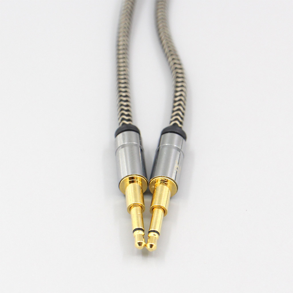 2 Core 2.8mm Litz OFC Earphone Shield Braided Sleeve Cable For Sennheiser HD477 HD497 HD212 PRO EH250 EH350 2.5mm pin