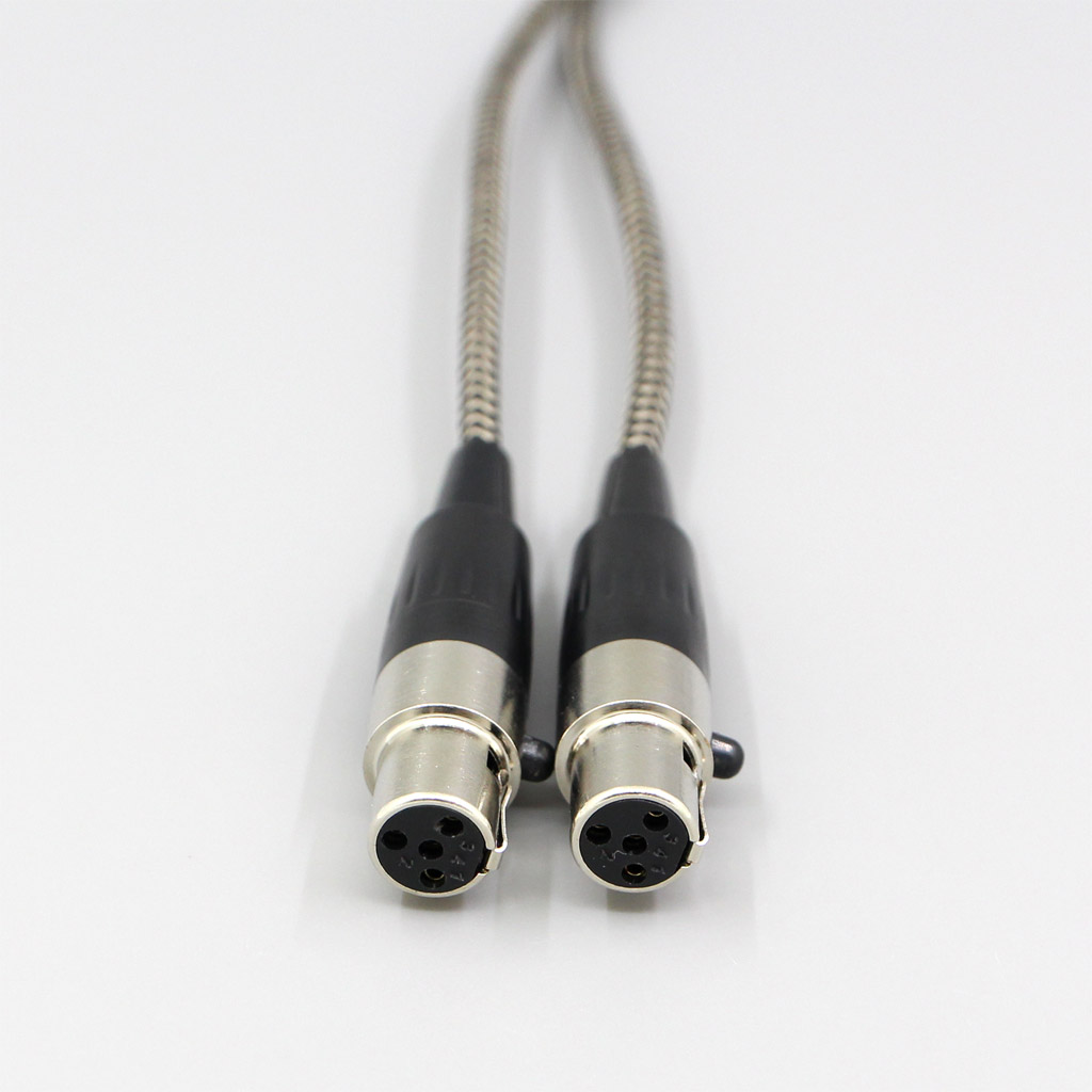 2 Core 2.8mm Litz OFC Earphone Shield Braided Sleeve Cable For Audeze LCD-3 LCD-2 LCD-X LCD-XC LCD-4z LCD-MX4 LCD-GX lcd-24