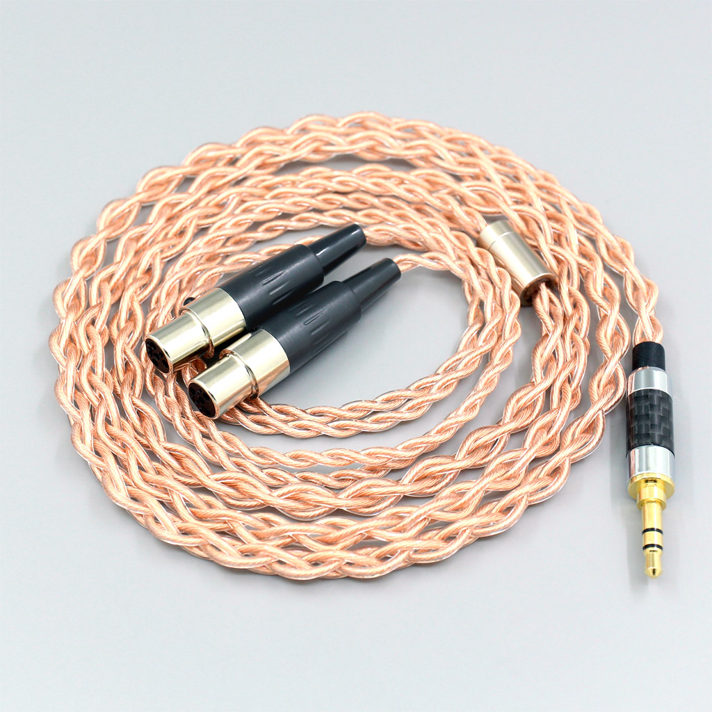 4 Core 1.7mm Litz HiFi-OFC Earphone Braided Cable For Audeze LCD-3 LCD-2 LCD-X LCD-XC LCD-4z LCD-MX4 LCD-GX lcd