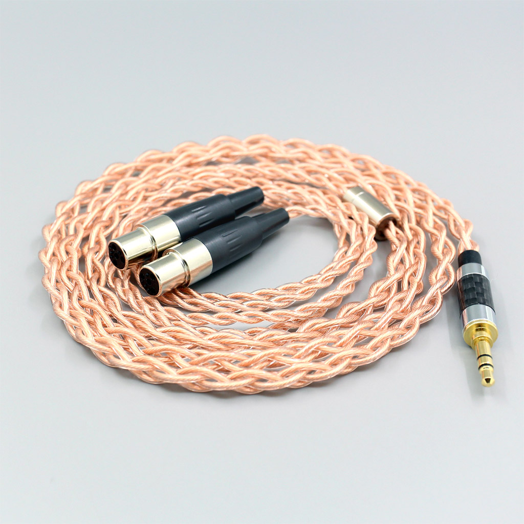 4 Core 1.7mm Litz HiFi-OFC Earphone Braided Cable For Audeze LCD-3 LCD-2 LCD-X LCD-XC LCD-4z LCD-MX4 LCD-GX lcd