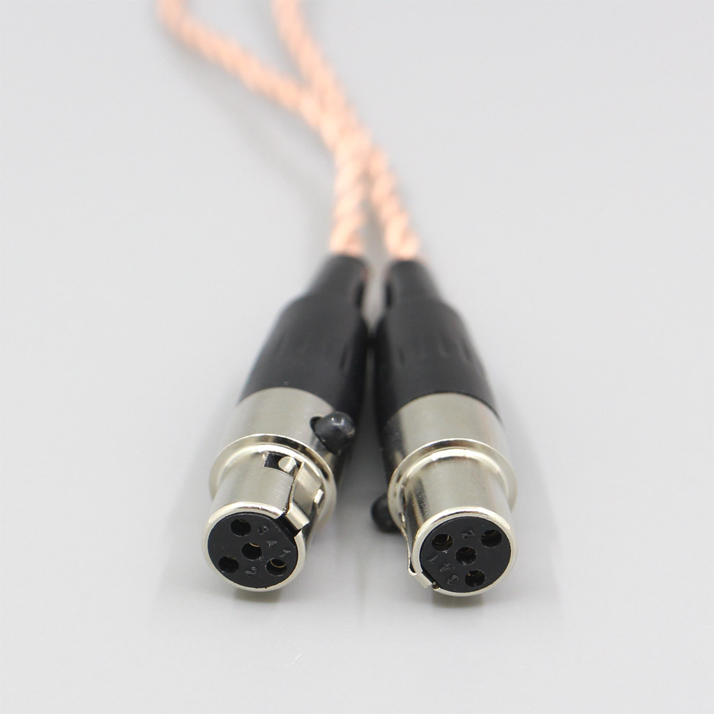 4 Core 1.7mm Litz HiFi-OFC Earphone Braided Cable For Audeze LCD-3 LCD-2 LCD-X LCD-XC LCD-4z LCD-MX4 LCD-GX lcd