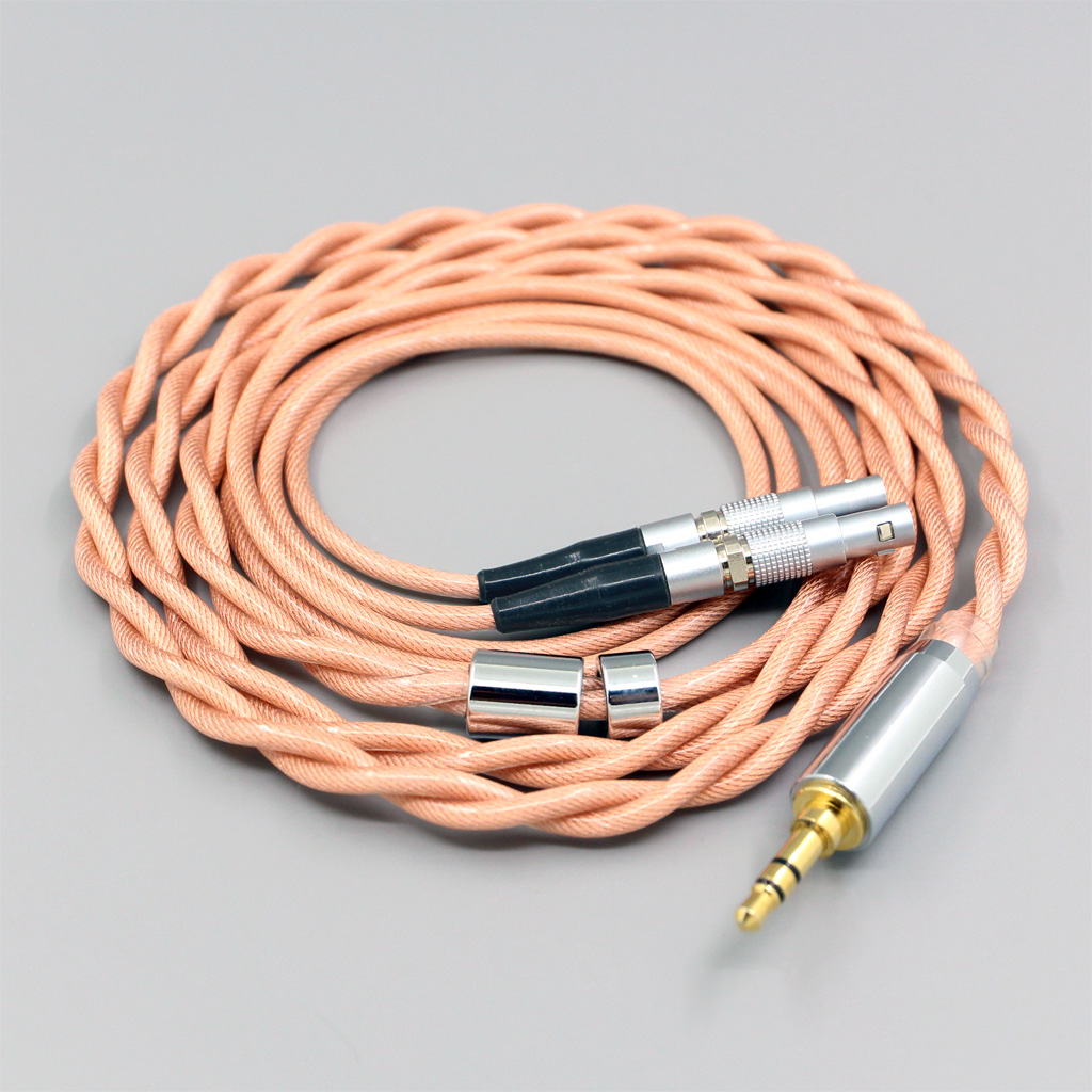 Type6 756 core Shielding 7n Litz OCC Earphone Cable For Ultrasone Veritas Jubilee 25E 15 Edition ED 8EX ED15 2 core