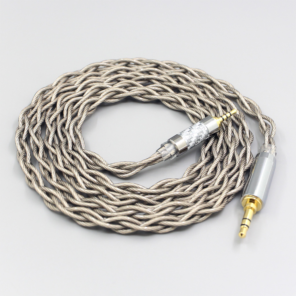 99% Pure Silver + Graphene Silver Plated Shield Earphone Cable For beyerdynamic DT 240 Pro DT240Pro Shure AONIC 50 2.5mm pin