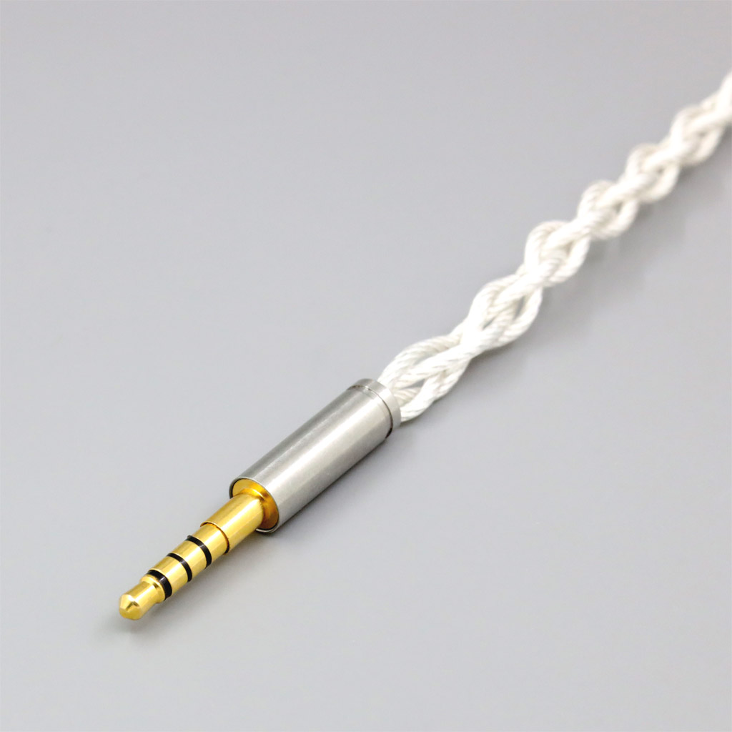 Graphene 7N OCC Silver Plated Type2 Earphone Cable For Denon AH-mm400 AH-mm300 mm200 Beats solo2 solo3 SHP9500