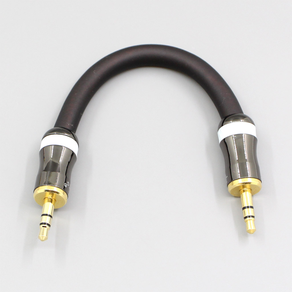 3.5mm 6N OCC Silver Plated Shield Wire Headphone AMP Amplifier audio DIY cable