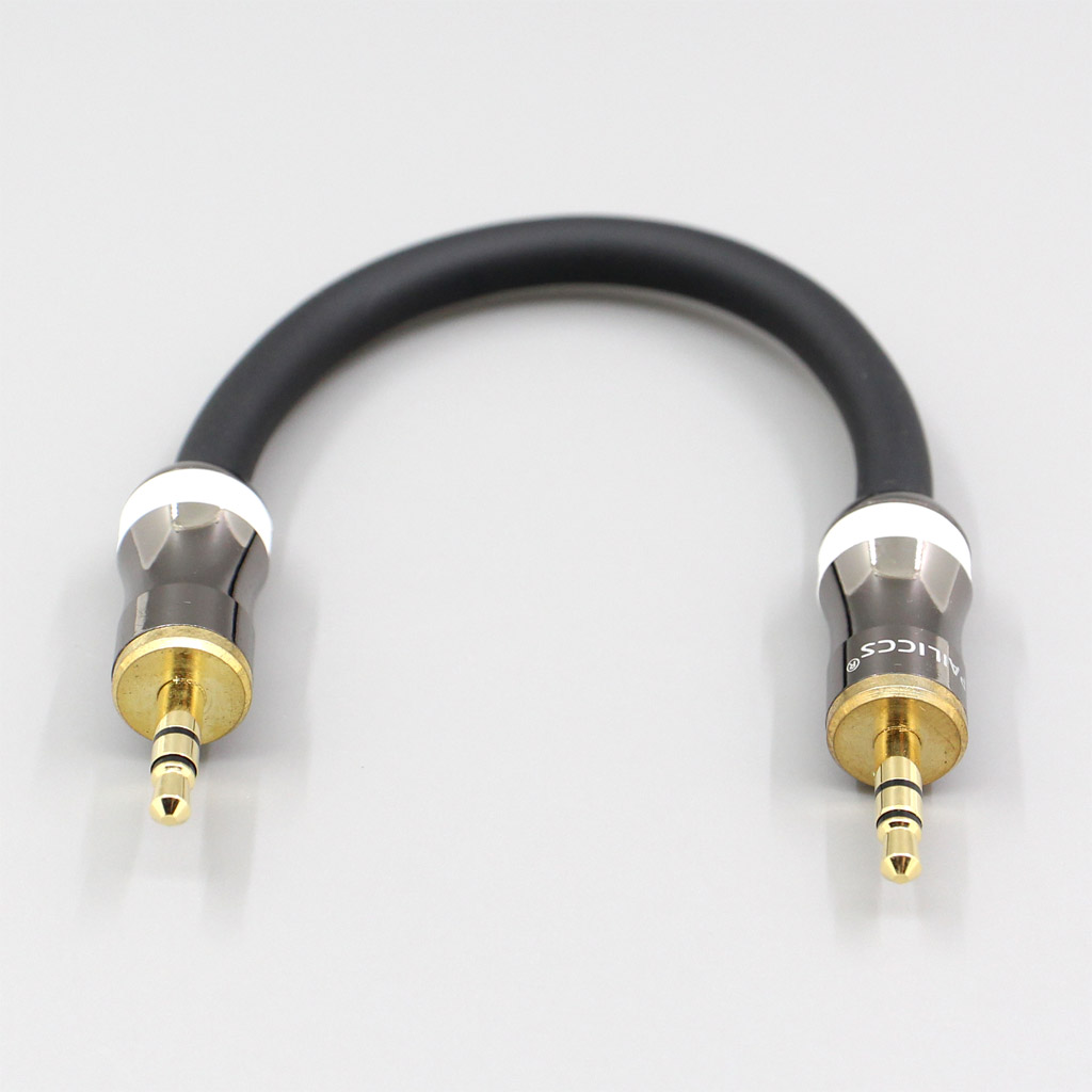 3.5mm Pailiccs male to Male Hifi Earphone AMP audio DIY Dia 6mm Shield cable 18cm