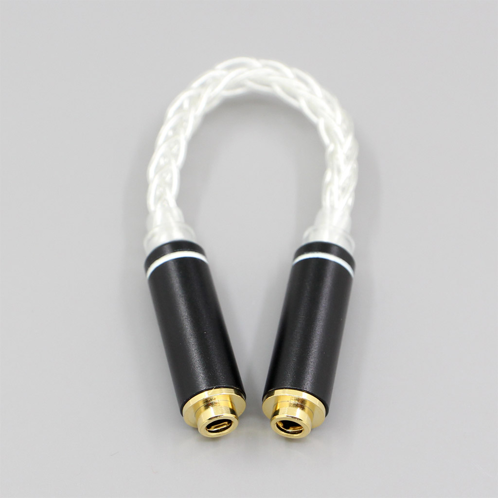 99% Pure Silver 3.5mm Female To Female Cable For HIFIMAN Bluemini R2R BT 5.0 headphone module HIFI AMP
