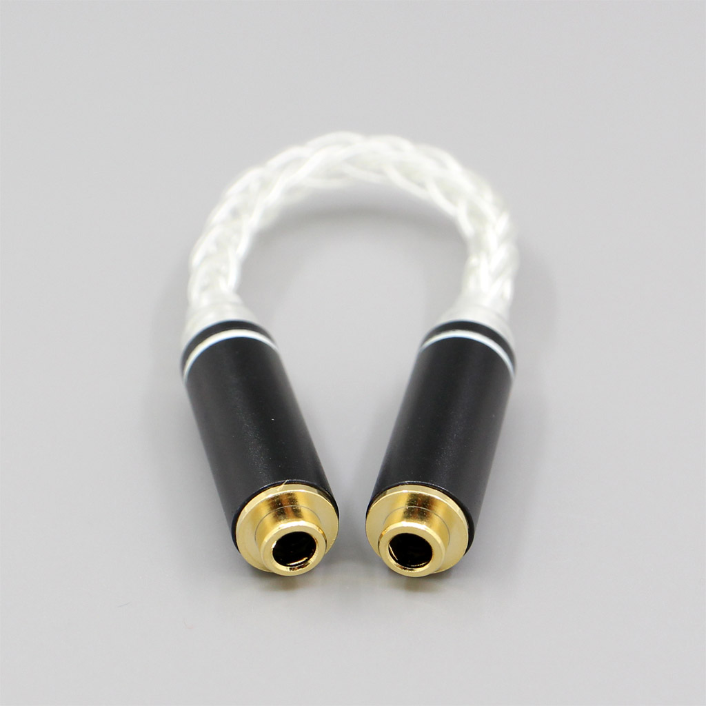 99% Pure Silver 3.5mm Female To Female Cable For HIFIMAN Bluemini R2R BT 5.0 headphone module HIFI AMP